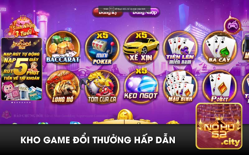 Kho Game Đổi Thưởng Hấp Dẫn